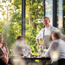 Ontvangst en culinaire service in Le Vieux Château