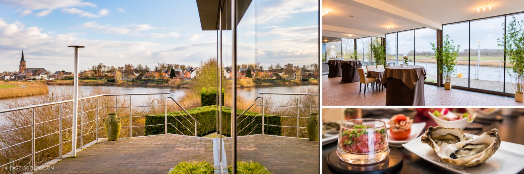 Collage van Salons 't Oud Gemeentehuis