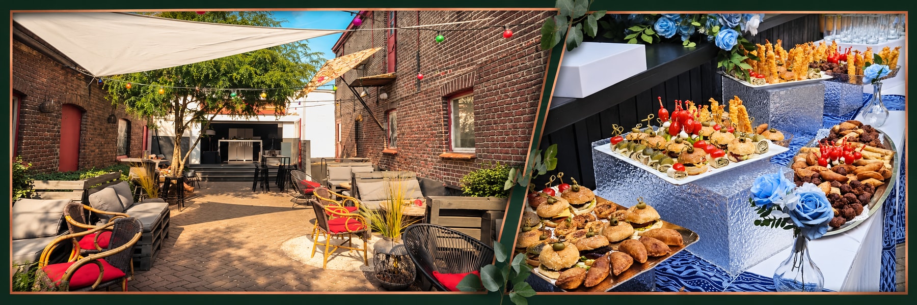 Banner van Restaurant Feestzalen Britannia