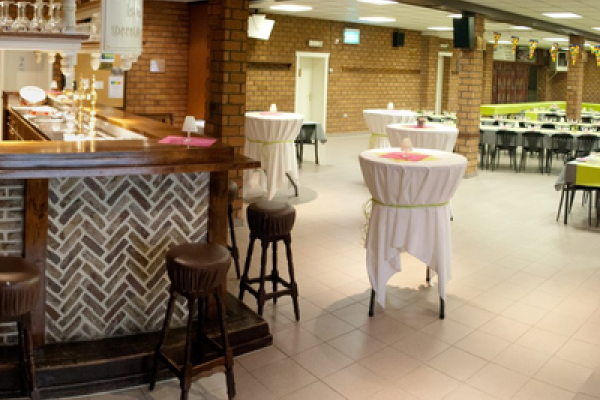 Receptieopstelling van De Ware Vrienden Feestzaal