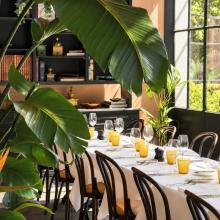 Groepstafel bij Brasserie Steytelinck