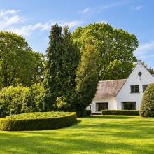 Villa en tuin van Domein Martinus