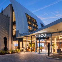 Entree van Living Tomorrow en voco Brussels City North
