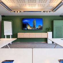 Storm Room van Living Tomorrow in vergaderopstelling