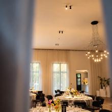 Voorbeeld van een dineropstelling in Salons Van Dijck