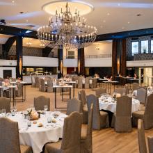 Escoffier bij Salons Cortina met gedekte tafels