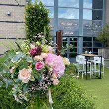 Ingang van de feestzalen van ’t Veilinghuis