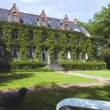 Gevel en kasteeltuin van Di Coylde