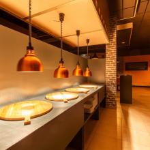 Pizzacounter van het restaurant bij Total Experience