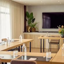 Lichte vergaderruimte bij Hotel Beveren