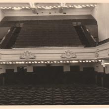 Historische zaal en balkon van Scala, archiefbeeld