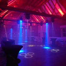 Domein 62, lege feestzaal met licht- en geluidsinstallatie