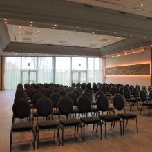 Congresinfrastructuur van Aldhem in theateropstelling